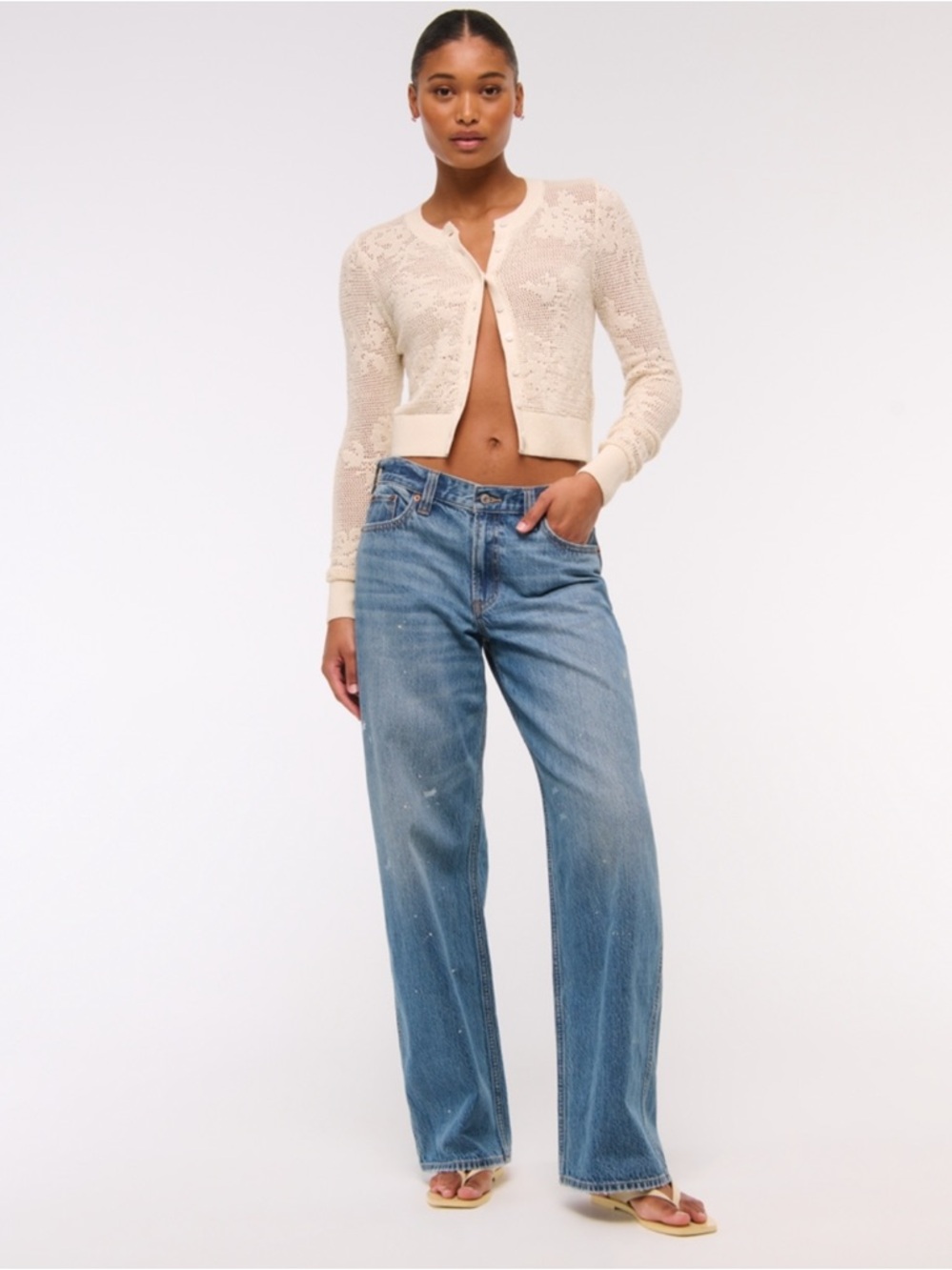 Abercrombie & Fitch Curve Love Ultra Loose Jeans